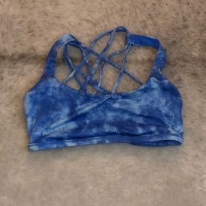 Blue Tie Dye Sportsbra by Lululemon